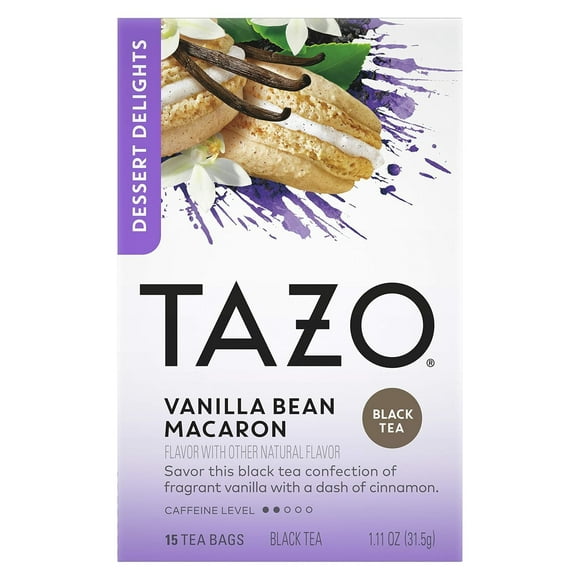 Macarrones de vainilla Tazo Dessert Delights, 15 bolsitas de té