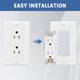 thumbnail image 3 of Enchufe para decoración ThUnderGing, blanco, 15 A/125 V (paquete de 20), 3 of 7