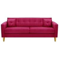 Bodevir - Sofa New Retro 3Cg Felpa 01 Burdeo