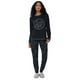 thumbnail image 1 of Pijama Mujer Largo Algodón Print Negro Corona, 1 of 5