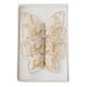 thumbnail image 1 of 3 piezas de mariposas para árbol de Navidad, colgantes para dormitorio, con clip para fiestas de Año Nuevo en interiores, comedores, dorados., 1 of 5