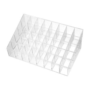 Ioensy - Organizador De Lápiz Labial Estuche Transparente Para Guardar Lápiz Labial, Muestra De Perfume, Brillo Labial, 40 Ranuras