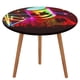 thumbnail image 1 of Dj Marshmello theme Fitted Round Tablecloths Elastic Edged Table Covers Waterproof Table Cloth For Kitchen Holiday Party Tables Decor 120cm, 1 of 6
