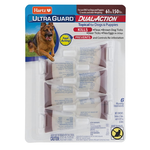 Tratamiento Tópico Contra Pulgas Y Garrapatas Ultraguard Para Perros De Más De 60 Libras