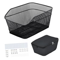 Ioensy - Cesta Trasera Para Bicicleta, Soporte De Contrapunto, Resistente Al Agua, Estante De Carga Para Bicicleta Trasera