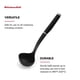 thumbnail image 3 of Cucharón para sopa KitchenAid Classic, de nailon negro, resistente al calor, 3 of 5