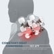 thumbnail image 3 of Masajeador de cuello Shiatsu con calor: Dispositivo de masaje de espalda y hombros con calor relajante - Máquina masajeadora de amasamiento para aliviar el dolor y relajar los músculos, 3 of 6