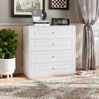 Recilock - Comoda Metalica 4 Cajones - White Bc-6