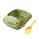 thumbnail image 2 of Bandeja De Arena Para Mascotas Con Parte Superior Abierta Caja De Arena Para Gatos Elevada Para Todo Tipo De Arena Para Gatos Verde 30x41x16cm, 2 of 2