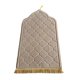 thumbnail image 5 of Tapete De Oración Portátil Alfombra De Suelo Coleccionable Alfombras Para Cafe Bar Interior Beige Amarillo, 5 of 5