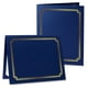 thumbnail image 3 of Carpeta De Certificados Azul Clásica De Con Borde Dorado Juego De 25 9 1 2 X 12 Pu, 3 of 7