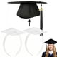 thumbnail image 1 of Diadema OCQOTAT, transparente, paquete de 2 para graduados, 1 of 8