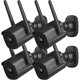 thumbnail image 1 of Camara Seguridad Septekon 2K 4 Pack WiFi Visian Nocturna AI, 1 of 3