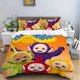 thumbnail image 1 of Adorable And Imaginative Teletubbies-Themed bedding Featuring a Vibrant Print Consisting of One Duvet Cover And Two Pillowcases, 1 of 1