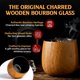 thumbnail image 2 of Vasos de Whisky de Madera Carbonizada Oaksip Paquete de 2, 2 of 7