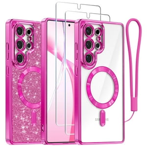 Funda Meifigno Para Samsung Galaxy S25 Ultra Hot Pink