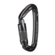 thumbnail image 2 of Mosquetón De Seguridad Para Exteriores Auto Bloqueo Escalada Rappel Gear 24KN Gris, 2 of 3