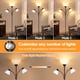 thumbnail image 2 of Lámpara de pie Coucrek, 183 cm, regulable, 3 luces, color negro, 2 of 3