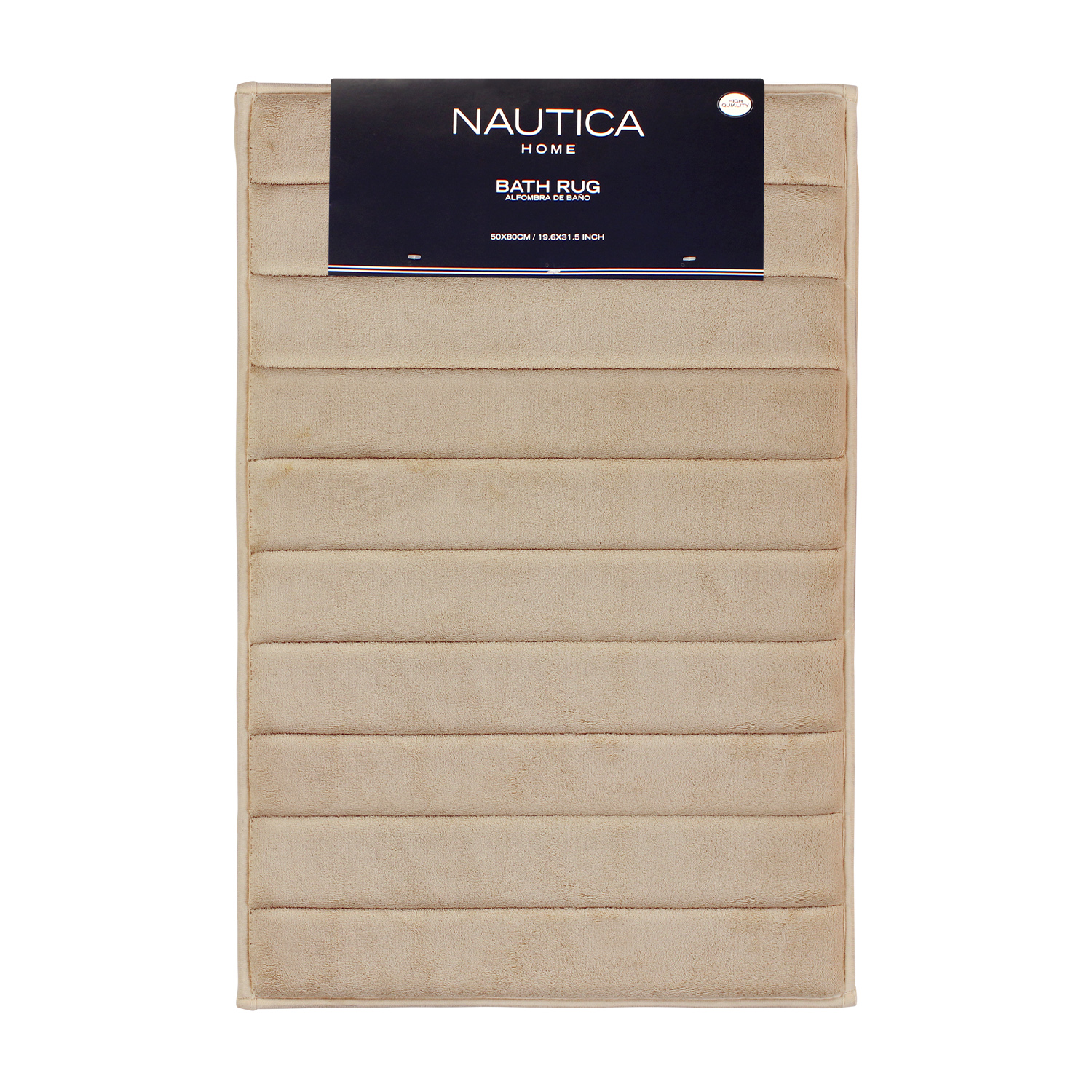Alfombra De Baño Nautica Home 50X80Cm Coralina Ultra Suave Beige