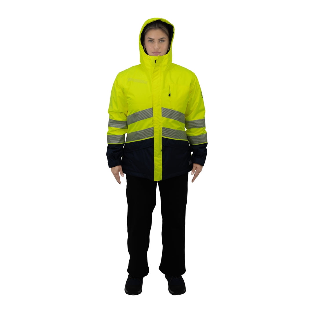 Hardwork - Parka Hw Artica Mujer Amarillo Fluor