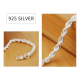 thumbnail image 2 of Pulsera torbillon plata 925 4mm 21cm chapado en plata hombre, 2 of 3