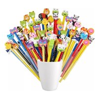 Genérica - Pack 40 Pcs Lápices Niños Grafito Mina Colores Diseños