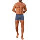 thumbnail image 2 of INSPIRE CHIC Calzoncillos Boxer a Rayas para Hombre Cintura Media Suave Transpirable Ropa Interior 34 Azul Marino, 2 of 5