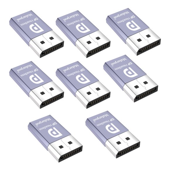 DP Dummy Plug Malarpon 4K Emulador sin Monitor 8P