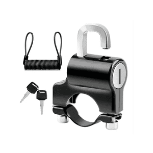 Genérico - Candado Antirrobo Universal Para Casco De Moto Con Soporte