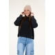 thumbnail image 1 of Sweater Mujer Algodon Con Proceso Negro, 1 of 3