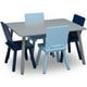 thumbnail image 1 of Juego de mesa y 4 sillas infantil azul y gris Delta Children, 1 of 5