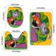 thumbnail image 3 of El Gran Show de Uva Ape Juego de 3 alfombras de baño de coral fleece: tapete de baño + alfombra de inodoro en forma de U + funda de tapa de inodoro en forma de O, 3 of 6