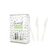 thumbnail image 1 of Paquete de 100 cuchillos compostables que no son de plástico | Earth's Natural, 1 of 6