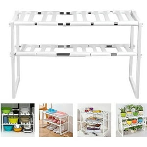 Genérico - Organizador Estante Cocina Bajo Fregadero Ajustable 2 Niveles