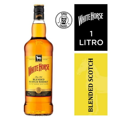 Whisky Blended Scotch 40° Botella 1 L White Horse