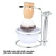 thumbnail image 4 of Juego de soporte y cuenco de afeitado de acero inoxidable, soporte para brocha de afeitar, tazón para jabón de afeitar, taza para hombres, removedor de barba, 4 of 8