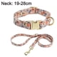 thumbnail image 2 of Collar para perro niña, lindo collar floral para perro con lazo desmontable y correa a juego., 2 of 5