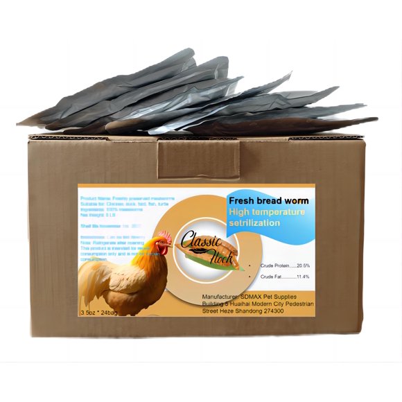 Gusanos de la harina Classic Flock conservados frescos 2.27 kg (5 lb)