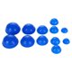 thumbnail image 1 of 12 Piezas Ventosas De Silicona Al Vacío Accesorio Flexible Extractor De Latas De Silicona Azul, 1 of 5