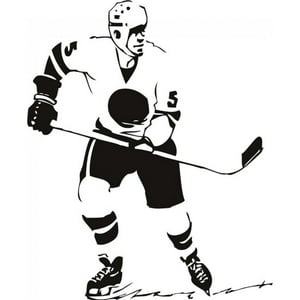 Rienda Libre Graphics - Decomural Ice Hockey Player Ws-17462