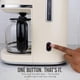 thumbnail image 4 of Cafetera Nostalgia 1,9 L color crema con apagado automático, 4 of 8
