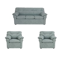 Muebles América - Living América 311 Cuero Auris Verde Agua