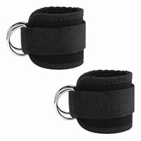 Linea Sport - Par Correa Tobillera Ajustable Para Polea Bandas Con Argolla