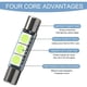thumbnail image 3 of 10 Ampolletas LED Surosha T6 de 28 mm 12 V 3 SMD, 3 of 3