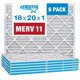 thumbnail image 1 of Filtro de aire Aerostar MERV 11 18x20x1 - 6 unidades para HVAC, 1 of 5