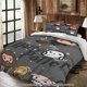 thumbnail image 1 of Bedding Harry Potter Characters And Broom Owl Pattern All-Season Machine Washable Includes Pillowcases Suitable for Bedroom Guest Room Dormitory Holiday Decor I, 1 of 1