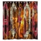 thumbnail image 1 of Cortina de ducha AC/DC con ganchos (60 x 72 pulgadas), 1 of 3