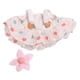 thumbnail image 1 of Mini Muñeca Ropa Accesorio Para El Cabello Vestir Para Muñecas De Tela Colgante Muñeca Muñecas Blanco, 1 of 3
