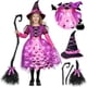 thumbnail image 3 of Disfraz Spooktacular Creations Witch Pink Light Up para niñas, 3 of 8