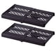 thumbnail image 1 of Estantería LockerMate Adjust-A-Shelf extensible, paquete de 2 unidades, negra, 1 of 5
